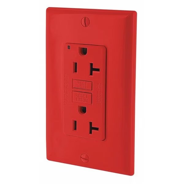 GFI Receptacle, LEVITON, Mfr# GFNT2-R