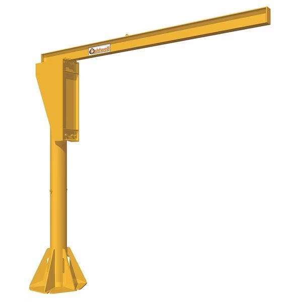 Jib Crane, Base Mounted, Height Under Span: 14 ft, CALDWELL, Mfr# A360-3-14/8