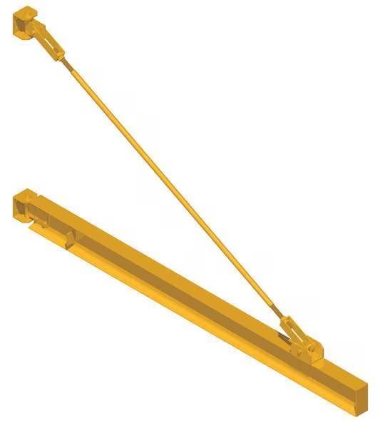 Jib, Wall Mount, Cap 1000Lb, Weight 347Lb, CALDWELL, Mfr# D180-1/2-16