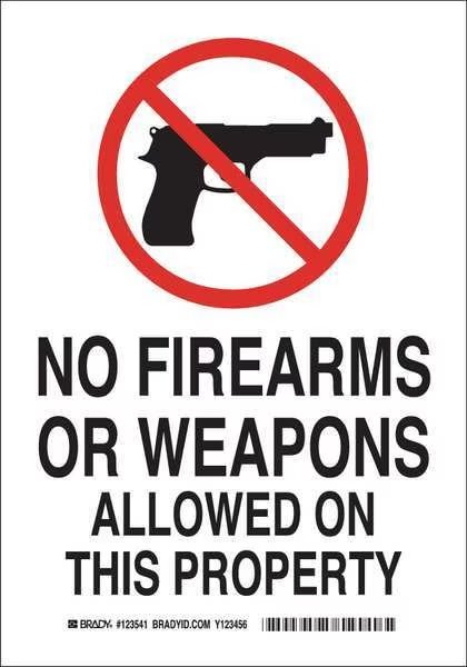Admittance Sign, 10X7