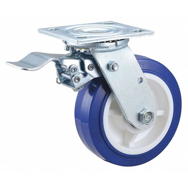 NSF-Listed Plate Caster, 800 lb. Load Rating, Swivel, EnjoyTool select, Mfr# 400K47