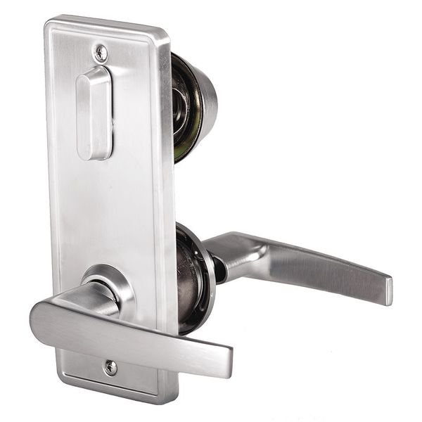 Door Lever Lockset, Satin Chrome, STANLEY, Mfr# QCI231A626S4118FLC