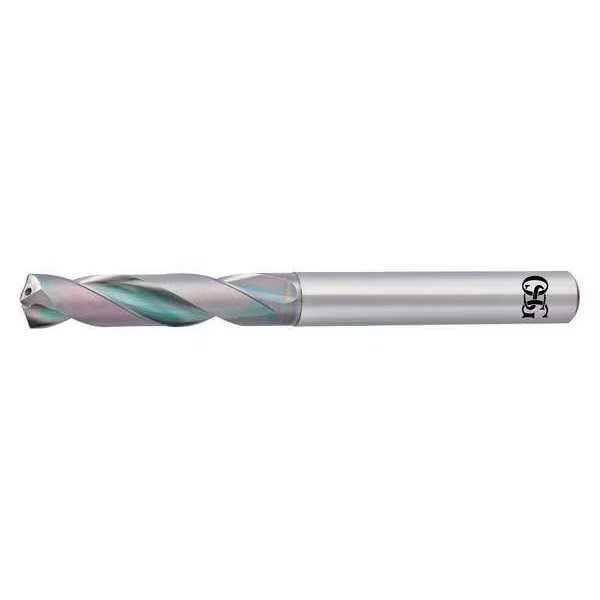 Screw Machine Drill Bit, 10.20 mm Size, 140  Degrees Point Angle, Solid Carbide, EgiAs Finish, Osg, Mfr#: 8701020