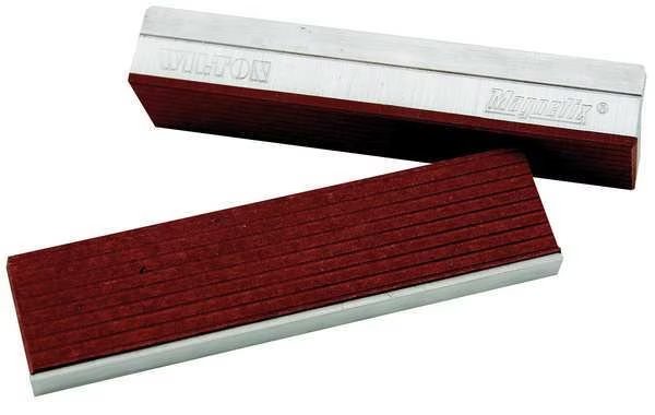 Magnetic Jaw Cap, 4 in, Fiber Cover, PK2, Wilton, Mfr#: F-4