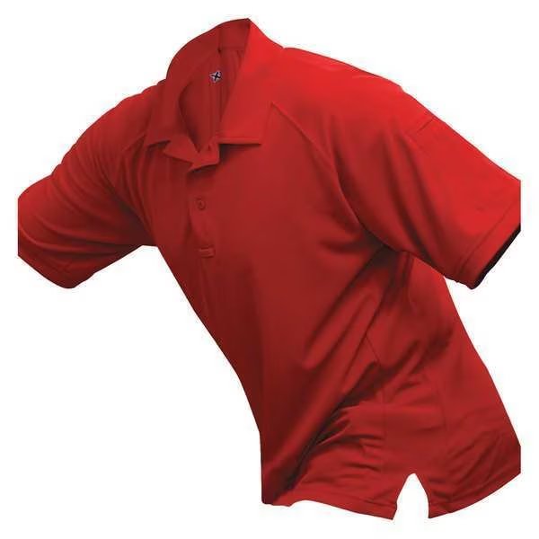 Mens Tactical Polo, Red, Short Sleeve, M, VERTX, Mfr# VTX4000RDP