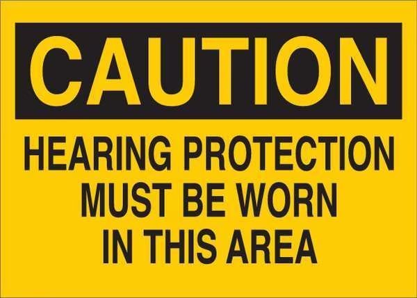 Safety Sign, 7 in Height, 10 in Width, Fiberglass, Rectangle, English, Brady, Mfr#: 122834