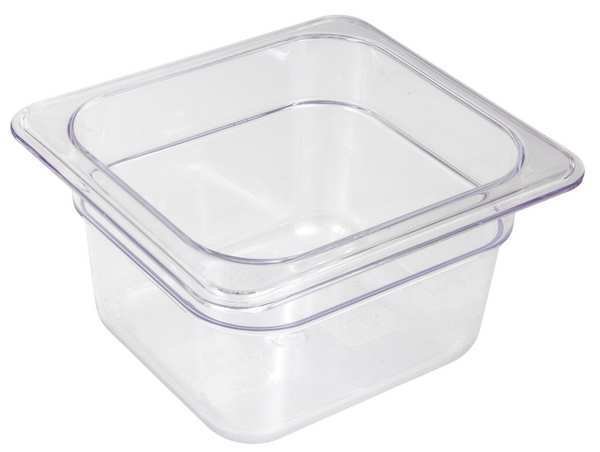 Food Pan, Polycarbonate, Sixth, 7 In, Crestware, Mfr#: FP64