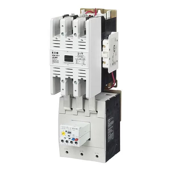 Nonreversing NEMA Magnetic Motor Starter, No Enclosure NEMA Rating, 120V AC, 3 Poles, 1NO, Eaton, Mfr#: AN19NN0A5E140