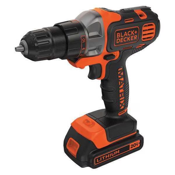 MATRIX(TM) 20V MAX* Lithium Drill/Driver, Black & Decker, Mfr#: BDCDMT120C