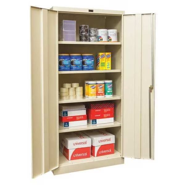 22 ga. ga. Steel Storage Cabinet, 36 in W, 78 in H, Stationary, EnjoyTool select, Mfr# 410S362478PT