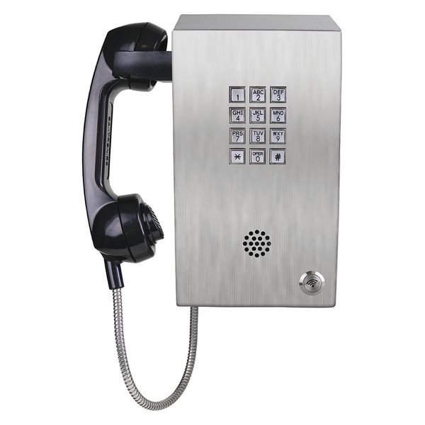 Telephone, Analog, Gray, Surface Mount, Gai-Tronics, Mfr#: 210-001BH