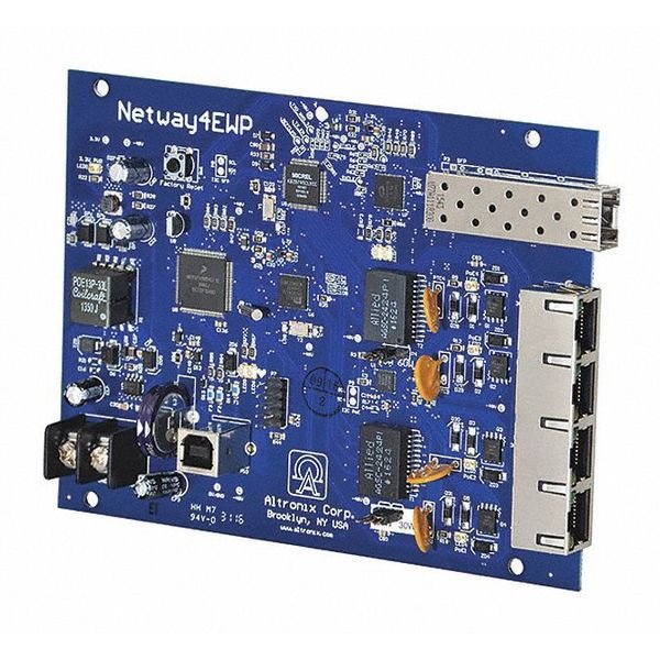 PoE Switch, Camera Inputs 4, Load 120W, ALTRONIX, Mfr# NetWay4EB