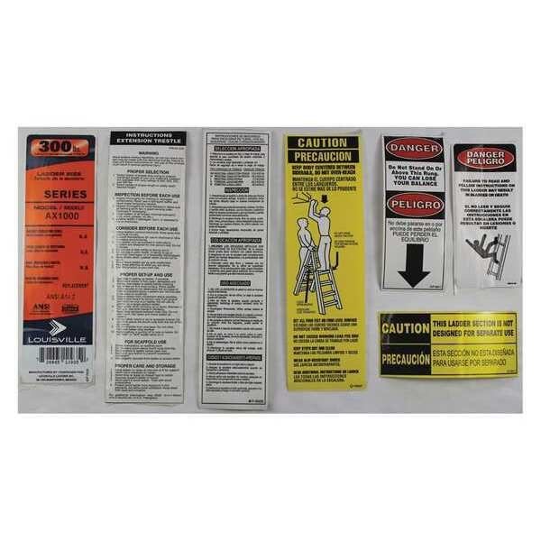 Label Kit, LOUISVILLE, Mfr# PK-AX1000