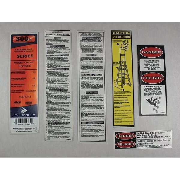 Label Kit, LOUISVILLE, Mfr# PK-FS1500
