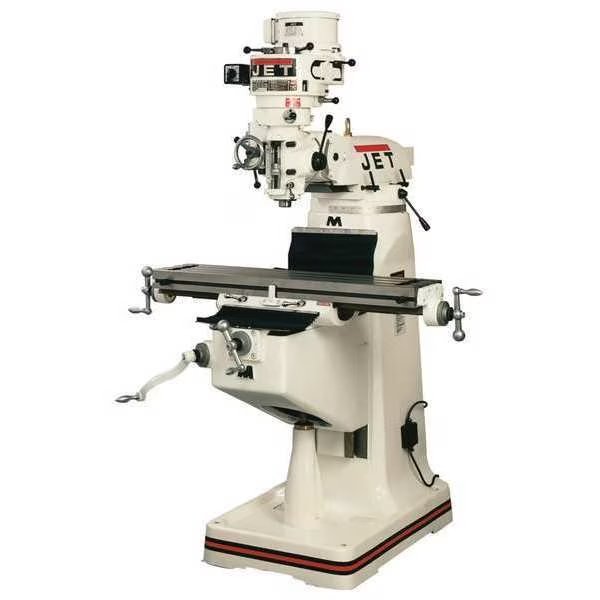 Step Pulley Mill Machine, 3Ph, 2HP, 230V, JET, Mfr# 690082