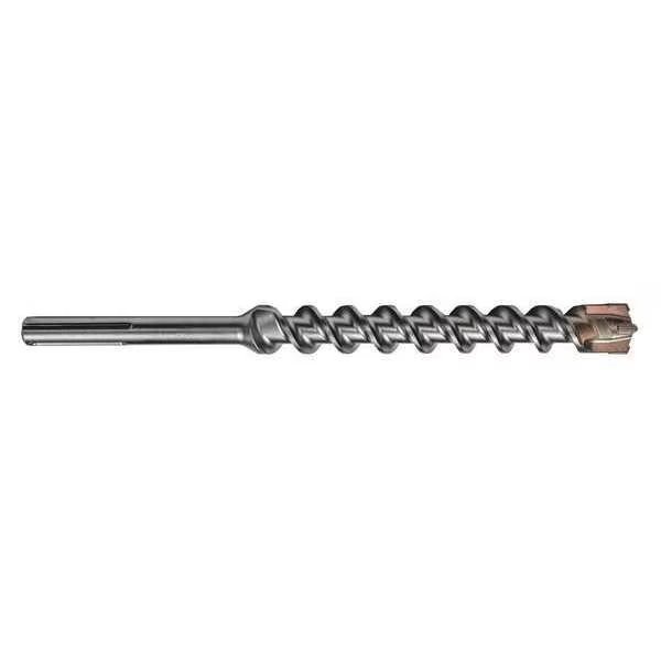 SDS Max Drill Bit, 1-1/4x10x15in, 4-Cutter, CENTURY DRILL & TOOL, Mfr# 83716