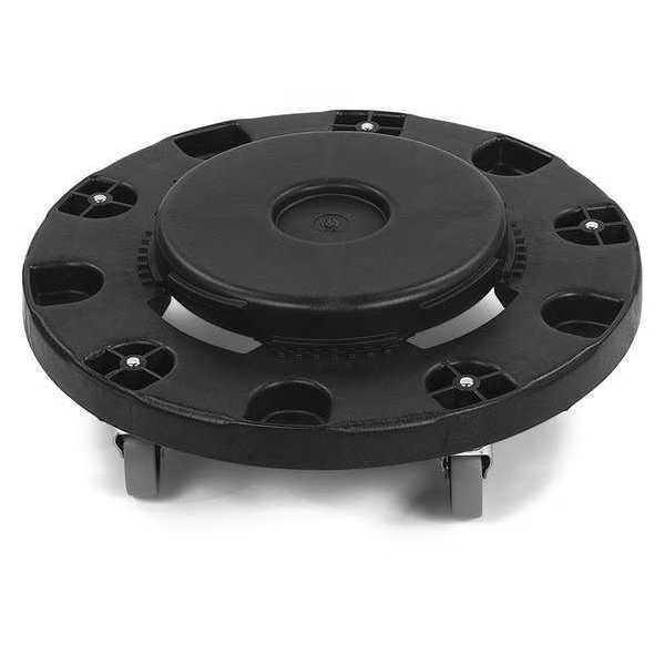 Standard Round Container Dolly, Black, PK2, Carlisle Foodservice, Mfr#: 3691103