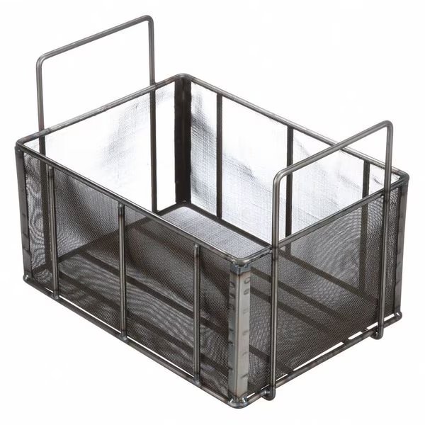 Natural Rectangular Parts Washing Basket, Steel, Marlin Steel Wire Products, Mfr#: 00-00368246-81