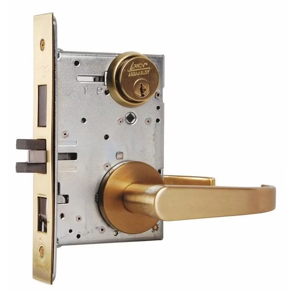 Door Lever Lockset, Mechanical, Hotel, Arrow Lock, Mfr#: BM11 BRL 4
