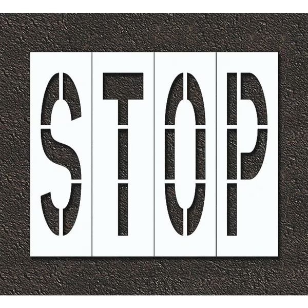 Pavement Stencil, Stop, STL-108-79603, RAE, Mfr# STL-108-79603