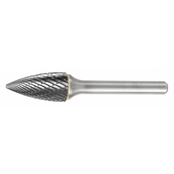 Carbide Bur, Pointed Nose Tree Shape, WIDIA METAL REMOVAL, Mfr# M41419