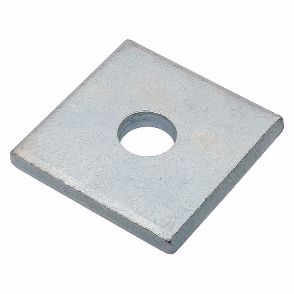 Square Washer, Fits Bolt Size 1/2 in Low Carbon Steel, Zinc Plated Finish, EnjoyTool select, Mfr# Z8954-ZN
