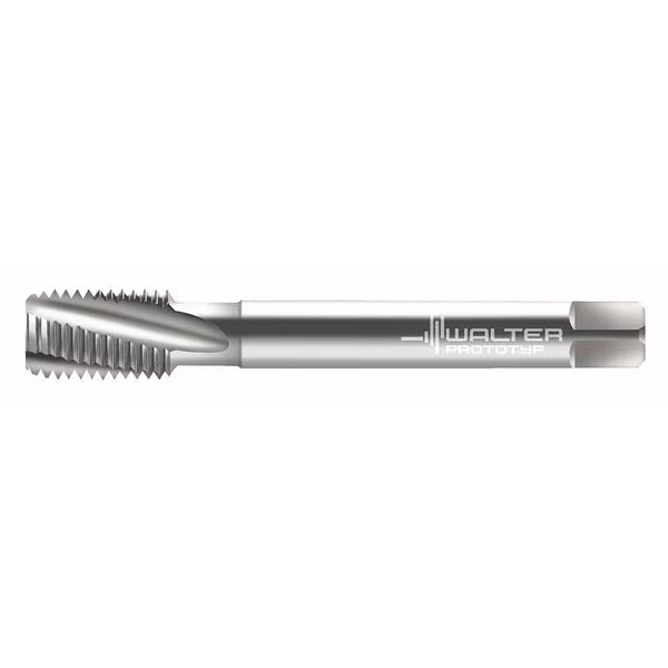 Spiral Flute Tap, M18-2.50, Plug, 4 Flutes, Metric Coarse, WALTER PROTOTYP, Mfr# 20460-M18