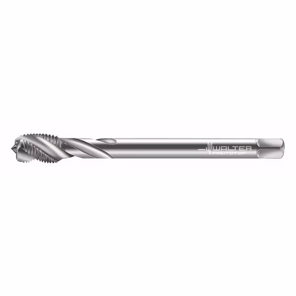 Spiral Flute Tap, M30-2.00, Plug, Metric Fine, 5 Flutes, Uncoated, Walter, Mfr#: 7156770-M30X2
