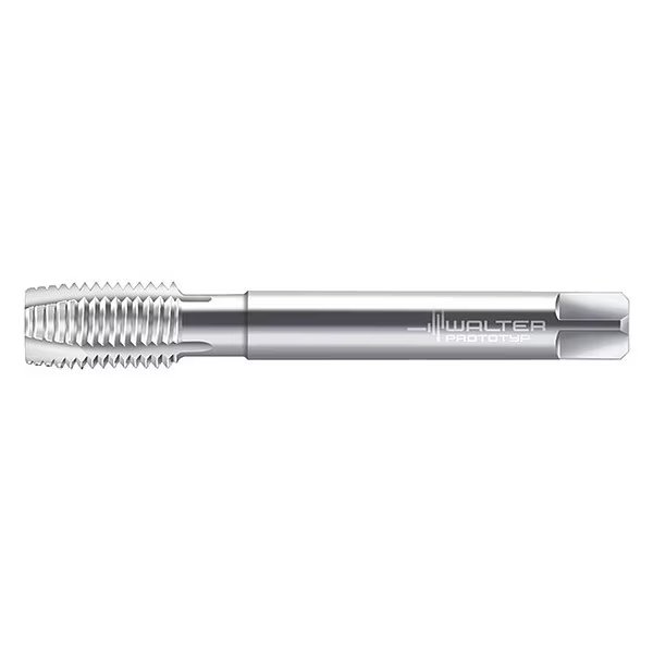 Spiral Point Tap, M12-1.75, Taper, Metric Coarse, 3 Flutes, Uncoated, WALTER PROTOTYP, Mfr# P202608-M12
