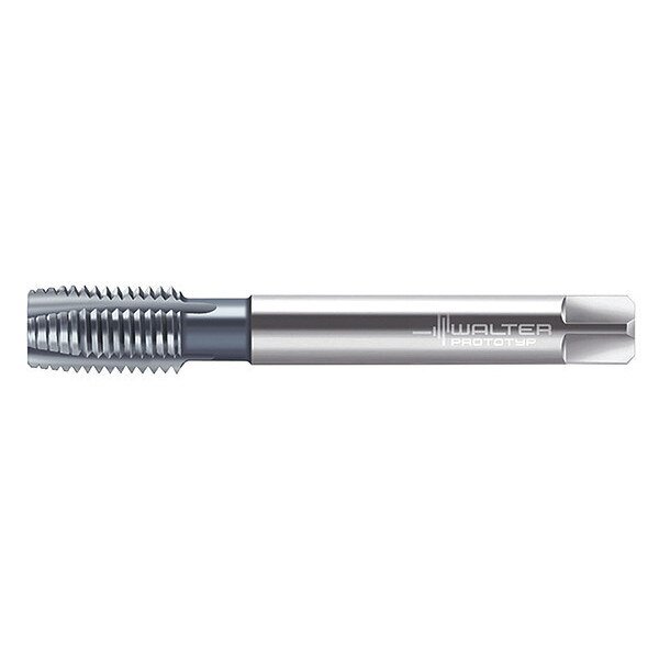 Spiral Point Tap, M6-1, Taper, Metric Coarse, 3 Flutes, TiCN, WALTER PROTOTYP, Mfr# P2036006-M6