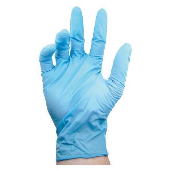 Disposable Gloves, Nitrile, Blue, XL, 100 PK, BOTRON CO, Mfr# B6864