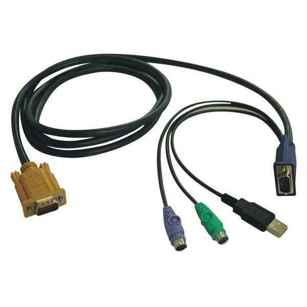 USB/PS2 Cable, B020-U08/U16, B002-U16, 6ft, TRIPP LITE, Mfr# P778-006