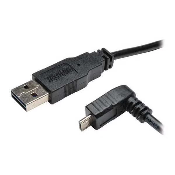 USB Reversible 2.0 Cable, DA, MicroB, 6ft, Tripp Lite, Mfr#: UR050-006-DNB