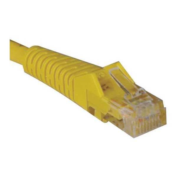 Cat5e Cable, Snagless, Molded, Yellow, 10ft, TRIPP LITE, Mfr# N001-010-YW