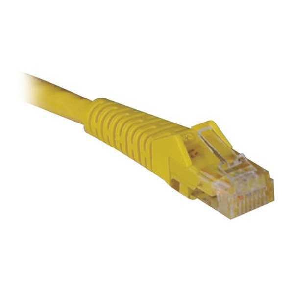 Cat6 Cable, Snagless, Molded, Yellow, 1ft, TRIPP LITE, Mfr# N201-001-YW
