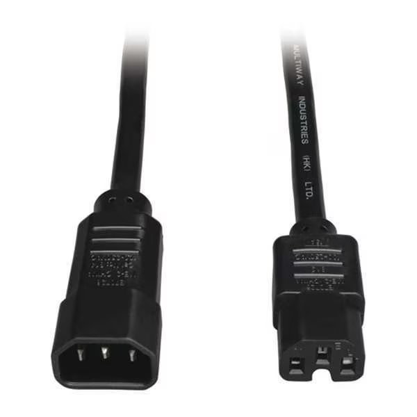 Power Cord, HD, C14 to C15, 15A, 14AWG, 6ft, Tripp Lite, Mfr#: P018-006