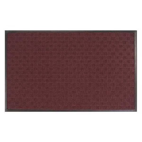 Gatekeeper Entry Mat, Burgundy, 3 ft. W x, APACHE MILLS, Mfr# 7608011023X4