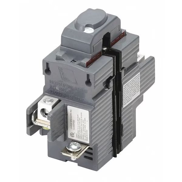 Circuit Breaker, 60, 120/240VAC, 2 Pole, UBIP Series, UBI, Mfr# UBIP260