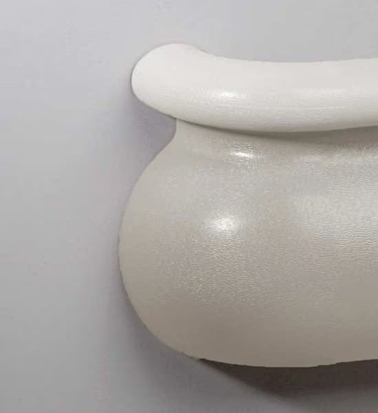 Right Handrail Return, Linen White, PAWLING, Mfr# BRR-625-0-301