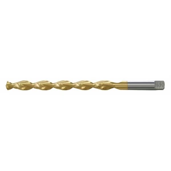 135° Deep Hole Parabolic Taper Length Drill Chicago-Latrobe 120DH-TN TiN HSS RHS/RHC 9/16, CHICAGO-LATROBE, Mfr# 55268