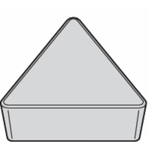 Triangle Turning Insert, Triangle, 3/8 in, TPG3, 0.0156 in, Ceramic, Widia, Mfr#: TPG321T0420 CW2015
