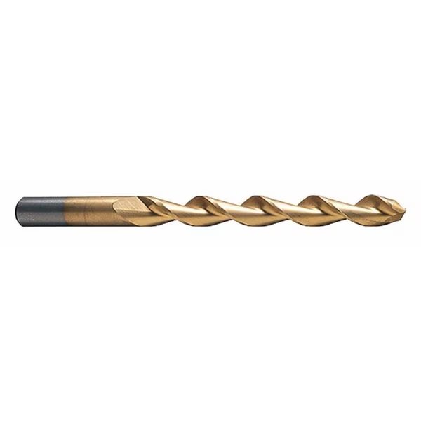 118° Parabolic Jobber Length Drill Cleveland 2065-TN TiN HSS RHS/RHC 11/64, CLEVELAND, Mfr# C03747
