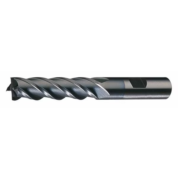 4-Flute PM+™ HSS-E Square CC Single Finishing End Mill Cleveland PM-4-TC TiCN 1x1x2x4-1/2, CLEVELAND, Mfr# C32008