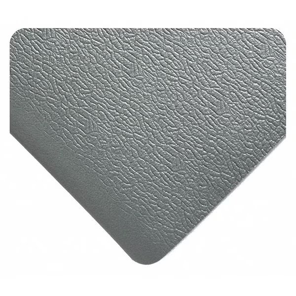 Soft Step Floor Mat, Black, 47 ft. L x 4 ft. W, PVC Blown Sponge, Pebble Surface Pattern, 3/8
