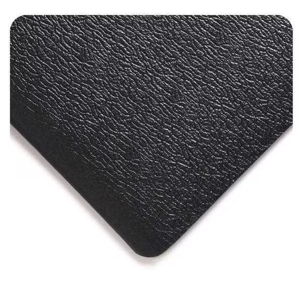 Deluxe Soft Step, Black, 44 ft. L x 3 ft. W, PVC Blown Sponge, Pebble Surface Pattern, 5/8