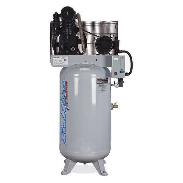 Air Compressor, Vertical, 7.5HP, 80gal, 460V, Compressor Type: Piston, Belaire, Mfr#: 438VLE4