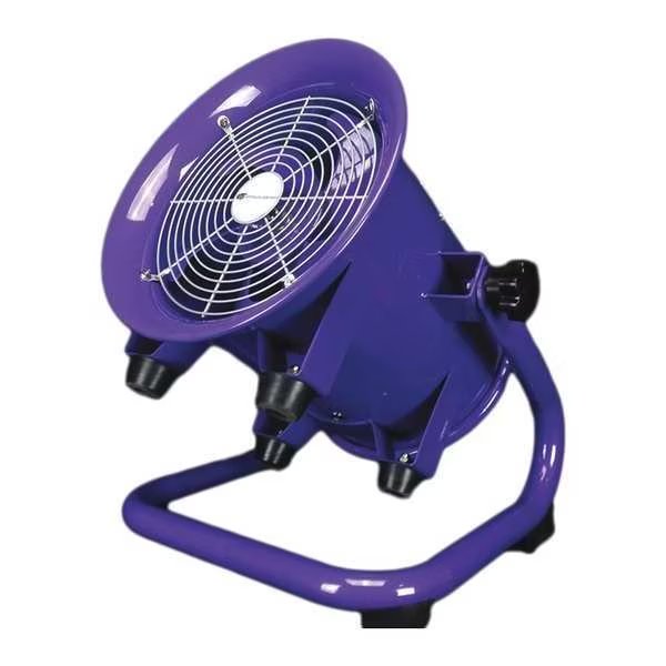 Tube Axial Fan, 0.5 HP, 1942 cfm, Tube, 220V, 1 Phase, 10