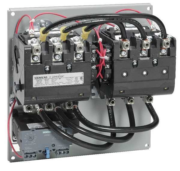Reversing NEMA Magnetic Motor Starter, No Enclosure NEMA Rating, 120V AC, 3 Poles, 1NO, Siemens, Mfr#: 22HUG32AF
