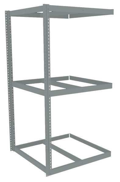 Boltless Shelving, Add-On, 42x42, 3 Shelf, TENNSCO, Mfr# ZLE7-4242A-3