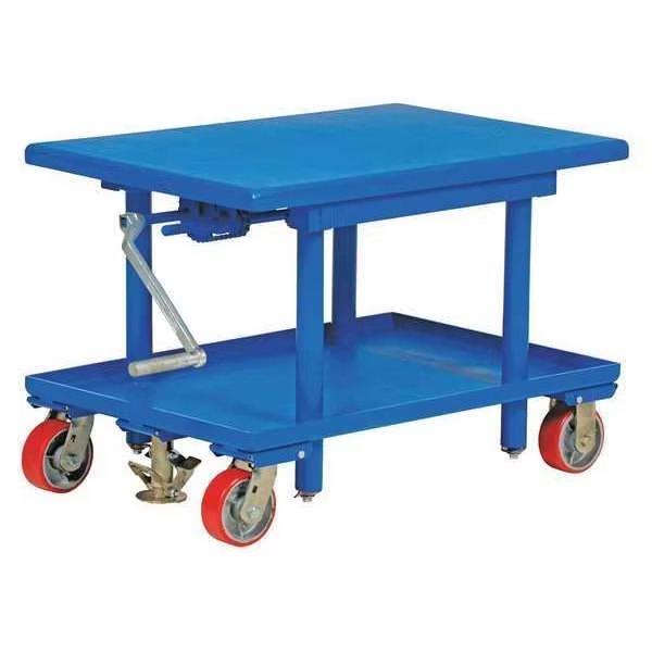 Low Profile Mech Post Table, Load Cap. 2000 lb., VESTIL, Mfr# MT-2436-LP